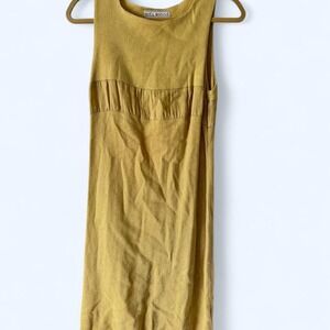 Vintage Yellow Midi Dress
